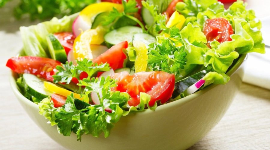 receta de ensalada de verduras frescas