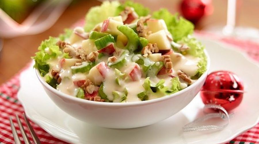 receta de ensalada de manzana