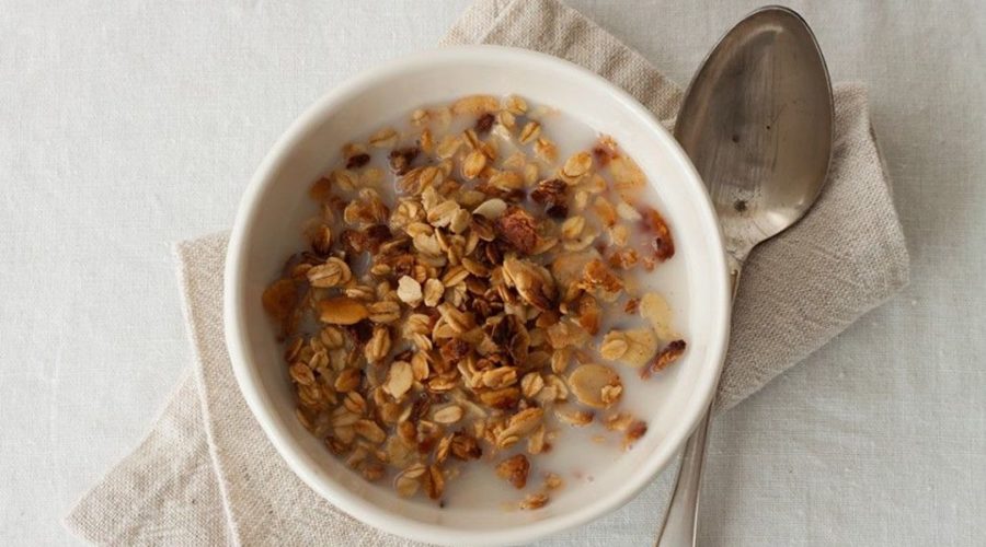 receta de granola con avena