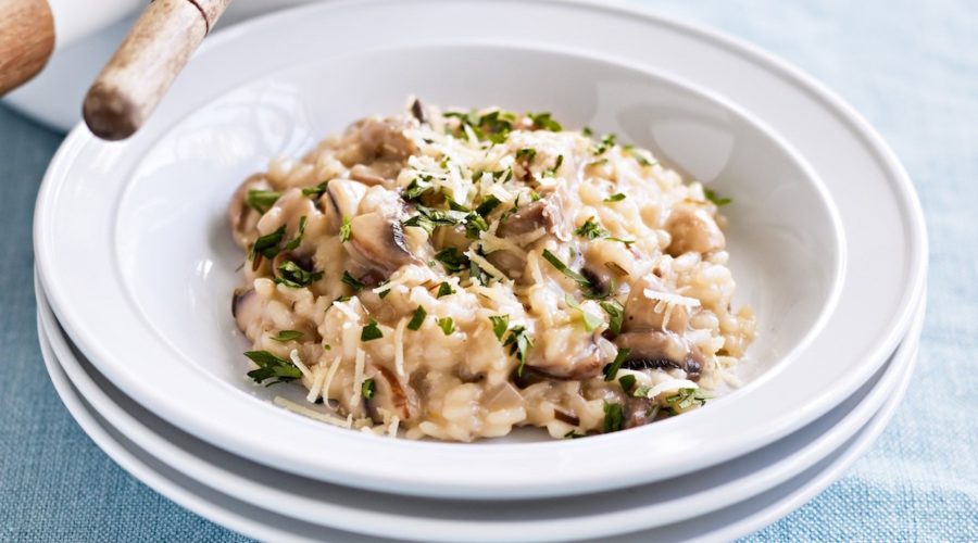 receta de risotto de setas - risotto de champiñones